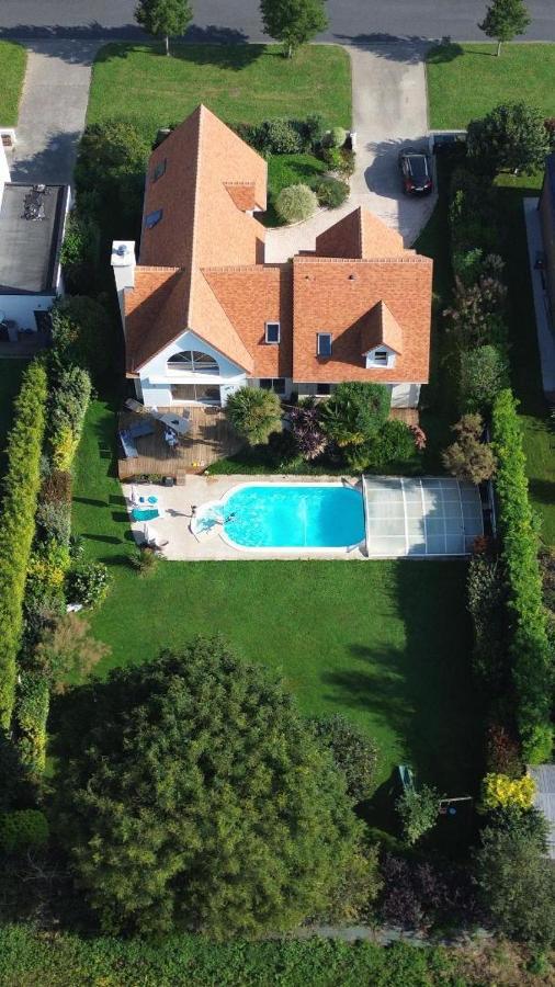 Grande Chambre Entre Caen Et La Mer Chambre Terrasse Jardin Et Piscine Mathieu Dış mekan fotoğraf